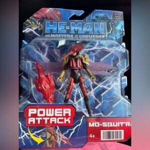 Netflix He-Man Masters of the Universe MOTU MO-SQUIT'RA Power Attack Figure NEW